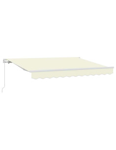 Tenda Retrattile Crema 300 x 200 cm Tessuto 2