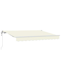 Tenda Retrattile Crema 300 x 200 cm Tessuto 2