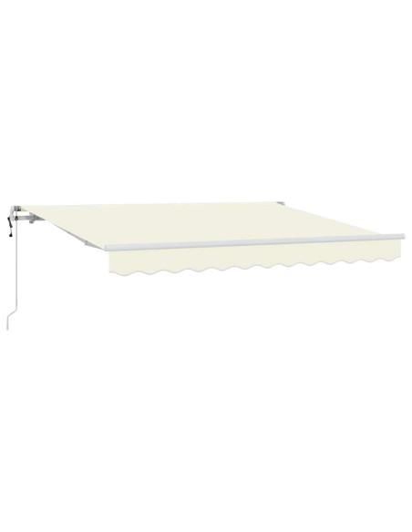 Tenda Retrattile Crema 300 x 200 cm Tessuto