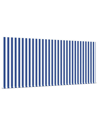 Tenda Retrattile Blu e Bianco 300 x 200 cm