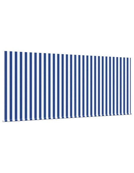 Tenda Retrattile Blu e Bianco 300 x 200 cm