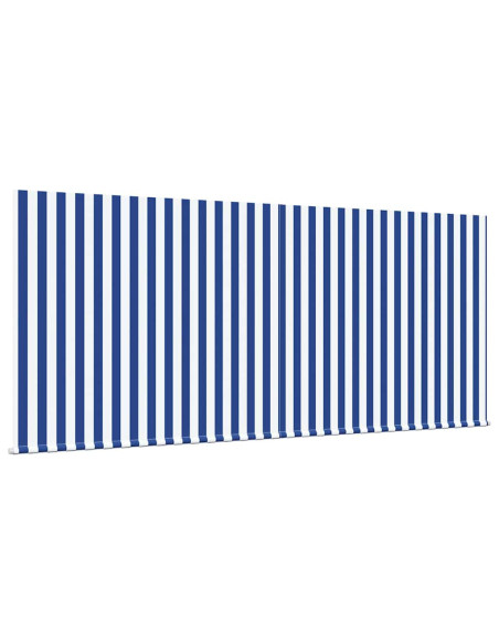 Tenda Retrattile Blu e Bianco 300 x 200 cm