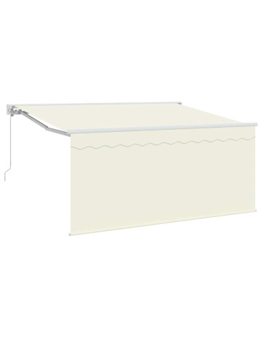 Tenda Retrattile Crema 300 x 200 cm Tessuto