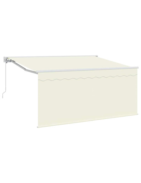 Tenda Retrattile Crema 300 x 200 cm Tessuto