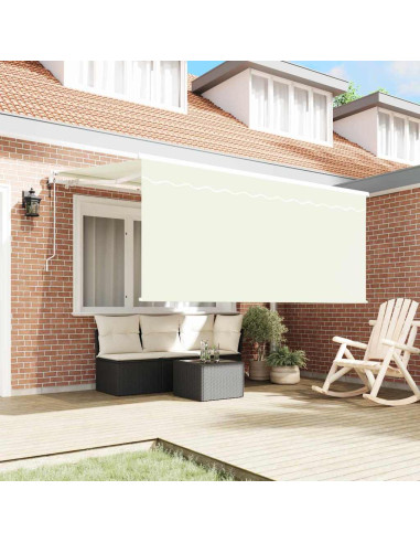 Tenda Retrattile Crema 300 x 200 cm Poliestere e Alluminio