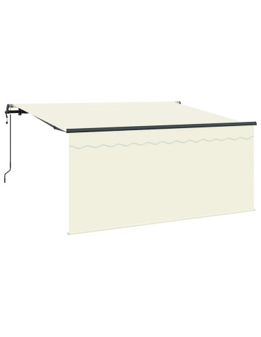 Tenda Retrattile Crema 300 x 200 cm Tessuto
