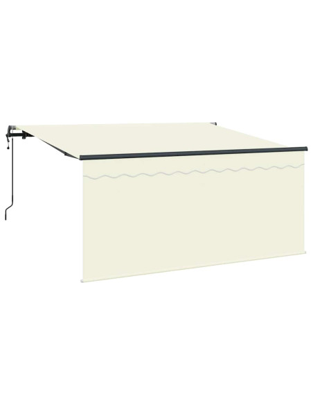 Tenda Retrattile Crema 300 x 200 cm Tessuto