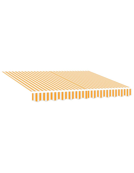 Tenda Retrattile Giallo e Bianco 300 x 200 cm