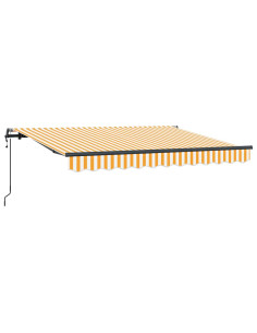 Tenda Retrattile Giallo 300 x 200 cm Tessuto 2
