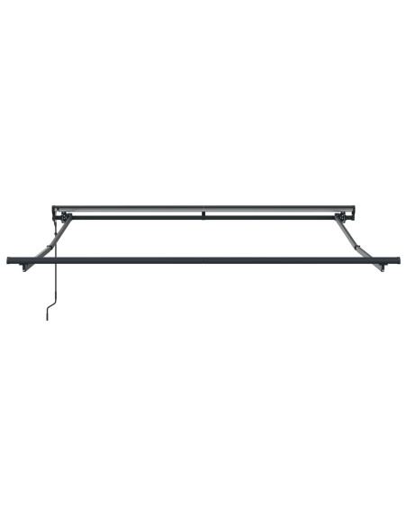 Tenda Retrattile Crema 350 x 250 cm Poliestere e Metallo