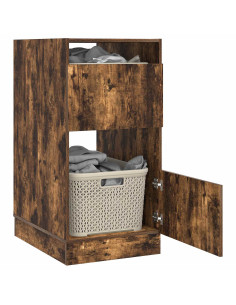 Mobile da lavanderia con porta Rovere fumé Legno multistrato 2