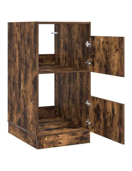 Mobile da lavanderia con porta Rovere fumé Legno multistrato