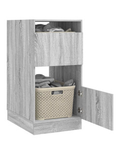 Mobile da lavanderia con porta Grigio Sonoma Legno multistrato 2