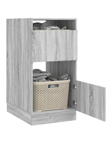 Mobile da lavanderia con porta Grigio Sonoma Legno multistrato