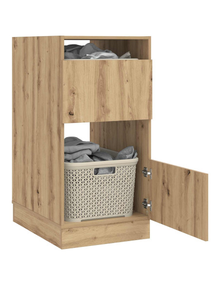Mobile da lavanderia Rovere artigianale 50 x 68 x 102 cm
