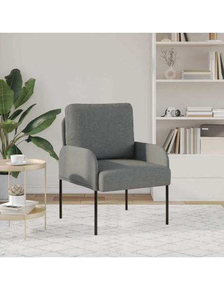 Divani con cuscino 55cm Grigio scuro Legno compensato