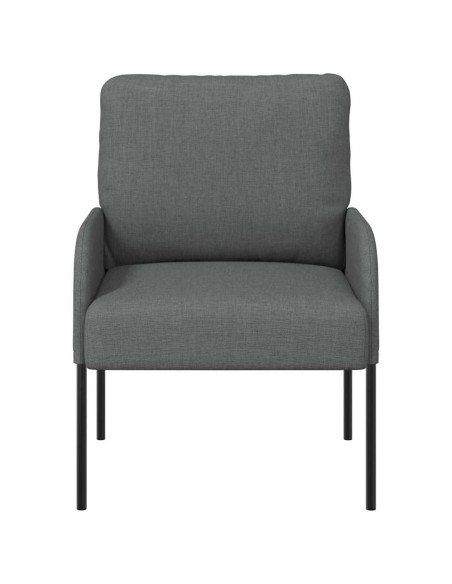Divani con cuscino 55cm Grigio scuro Legno compensato
