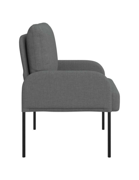 Divani con cuscino 55cm Grigio scuro Legno compensato