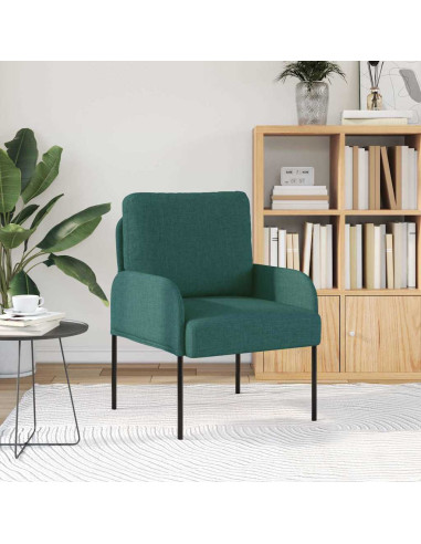 Divani con cuscino 55cm Verde Scuro Legno compensato