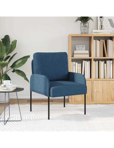 Divani con cuscino 55cm Blu Legno compensato