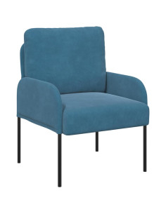 Divani con cuscino 55cm Blu Legno compensato 2