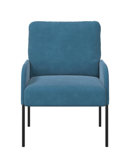 Divani con cuscino 55cm Blu Legno compensato