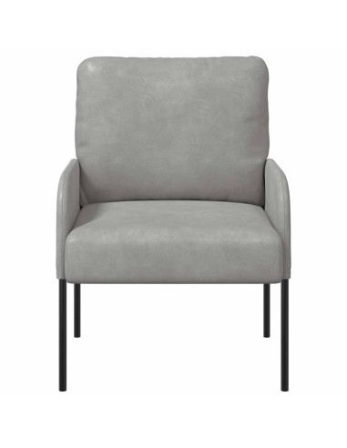Divani con cuscino 55cm Grigio chiaro Legno compensato