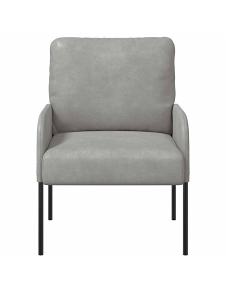 Divani con cuscino 55cm Grigio chiaro Legno compensato