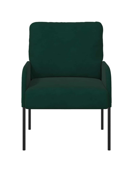 Divani con cuscino 55cm Verde Scuro Legno compensato