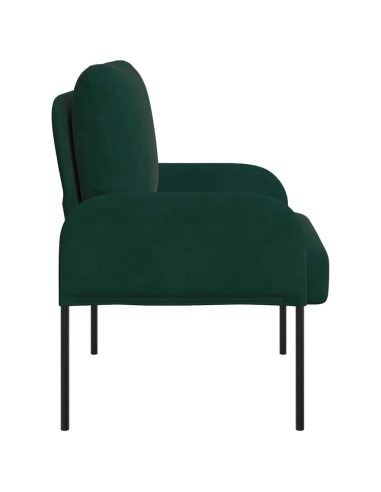 Divani con cuscino 55cm Verde Scuro Legno compensato