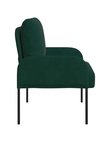 Divani con cuscino 55cm Verde Scuro Legno compensato