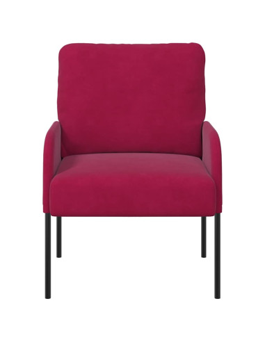 Divani con cuscino 55cm Rosso Vino Legno compensato