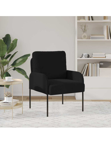 Divani con cuscino 55cm Nero Legno compensato