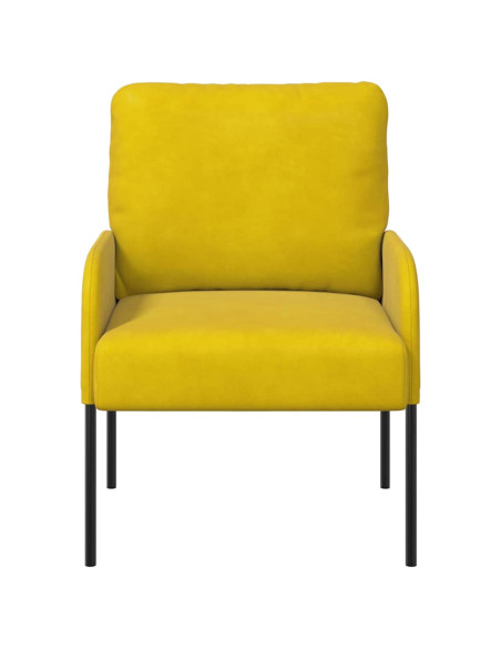 Divani con cuscino 55cm Giallo Legno compensato