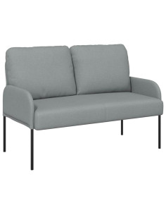Divani con cuscino 110cm Grigio chiaro Legno compensato 2
