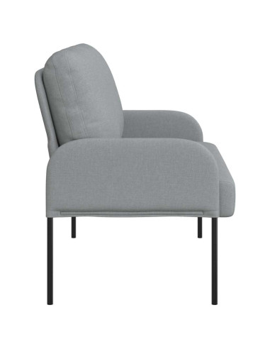 Divani con cuscino 110cm Grigio chiaro Legno compensato