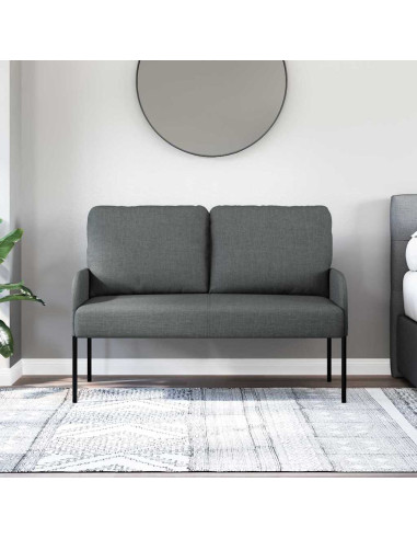 Divani con cuscino 110cm Grigio scuro Legno compensato