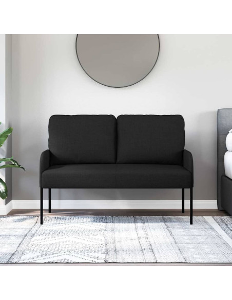 Divani con cuscino 110cm Nero Legno compensato