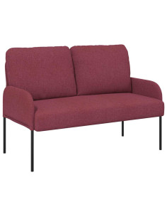 Divani con cuscino 110cm Rosso Vino Legno compensato 2