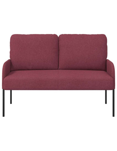 Divani con cuscino 110cm Rosso Vino Legno compensato