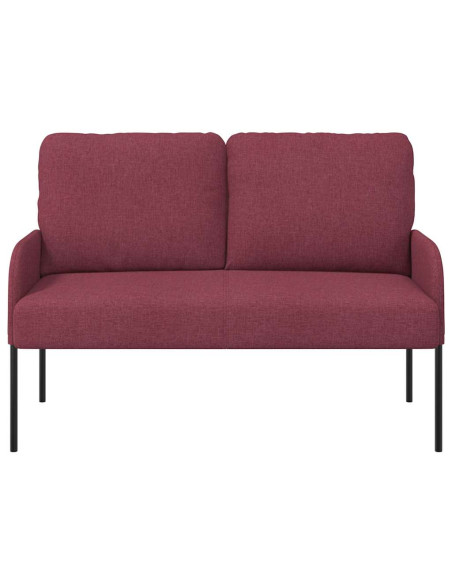 Divani con cuscino 110cm Rosso Vino Legno compensato