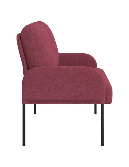 Divani con cuscino 110cm Rosso Vino Legno compensato