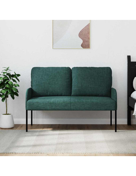 Divani con cuscino 110cm Verde Scuro Legno compensato