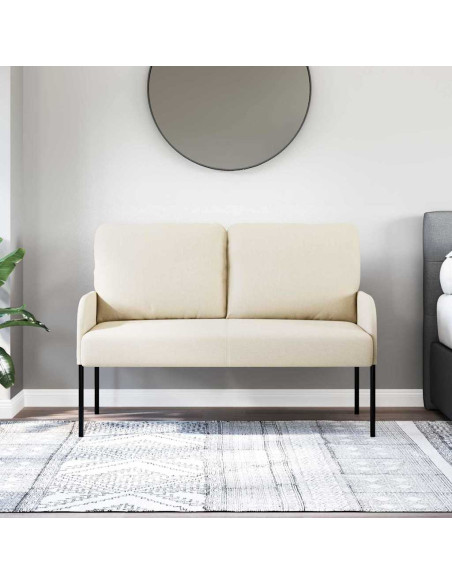 Divani con cuscino 110cm Crema Legno compensato