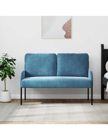 Divani con cuscino 110cm Blu Legno compensato