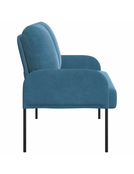 Divani con cuscino 110cm Blu Legno compensato