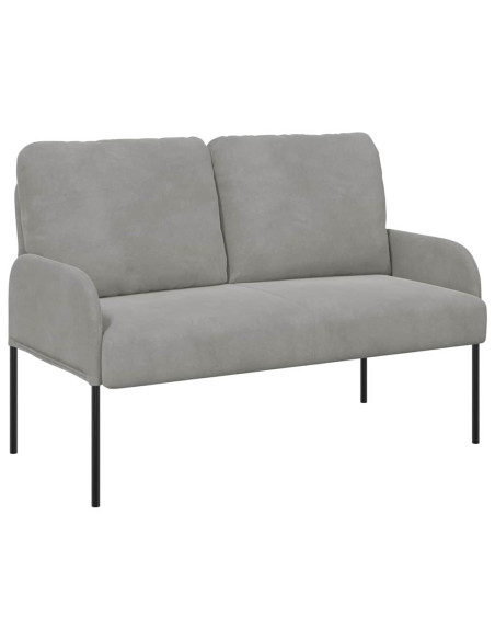 Divani con cuscino 110cm Grigio chiaro Legno compensato