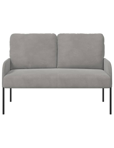 Divani con cuscino 110cm Grigio chiaro Legno compensato
