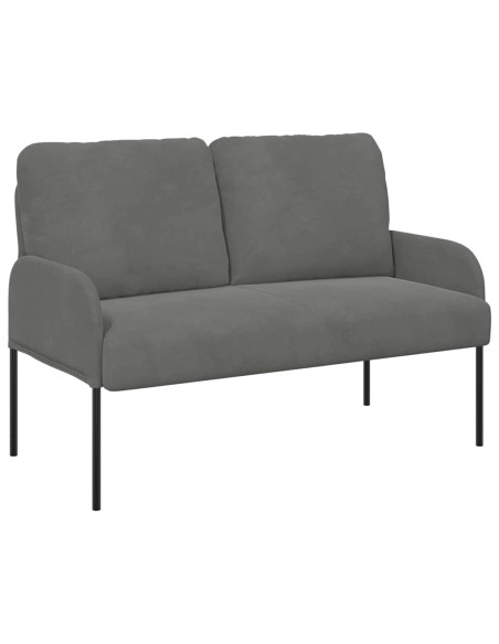 Divani con cuscino 110cm Grigio scuro Legno compensato