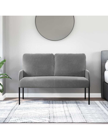 Divani con cuscino 110cm Grigio scuro Legno compensato
